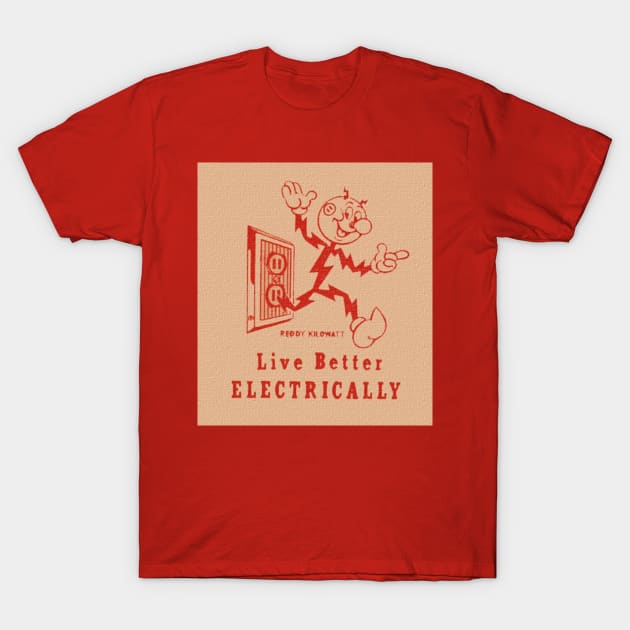 Reddy Kilowatt T-Shirt by Donkeh23